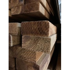 3 x 2 Timber (47 x 75mm) Pack of 4 C16 Eased Edge Tanalised Treated Timber 2.4m