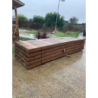 Feather Edge Fence Boards – 2.4m Pressure-Treated Timber (Pack of 10) | Strong & Durable Garden Fencing 