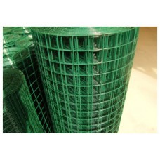 Green PVC Coated Wire Mesh 3ft 1" x 1" 16G/14G 30 Meter Roll