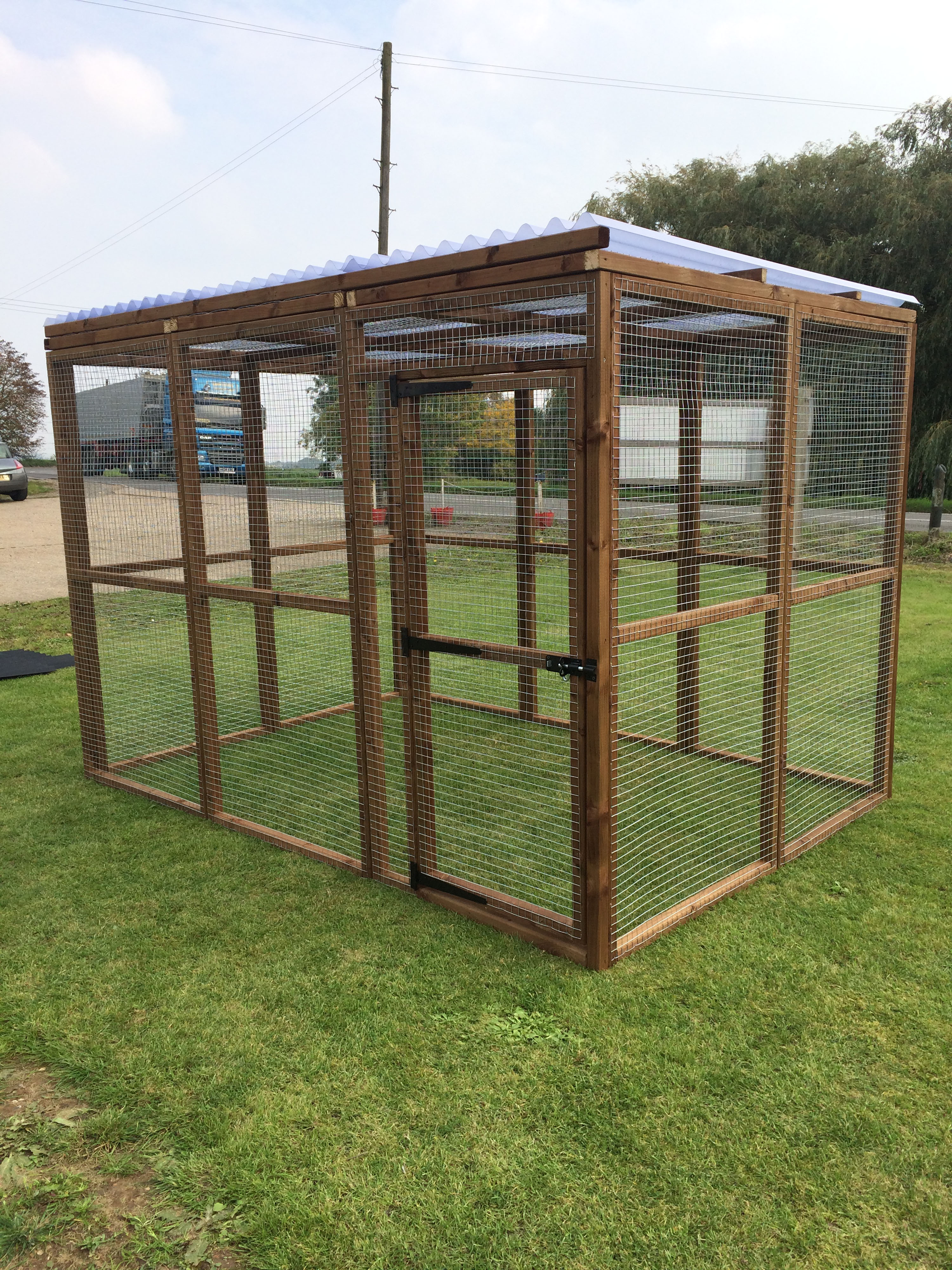 outdoor dog pen